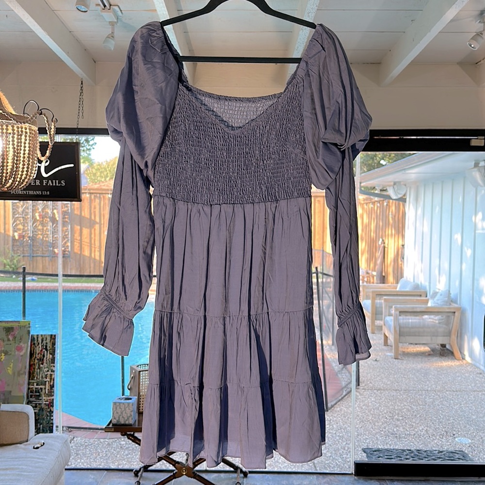 Blue dress
